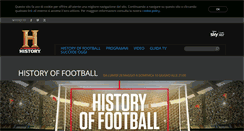 Desktop Screenshot of historychannel.it