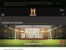 Tablet Screenshot of historychannel.it